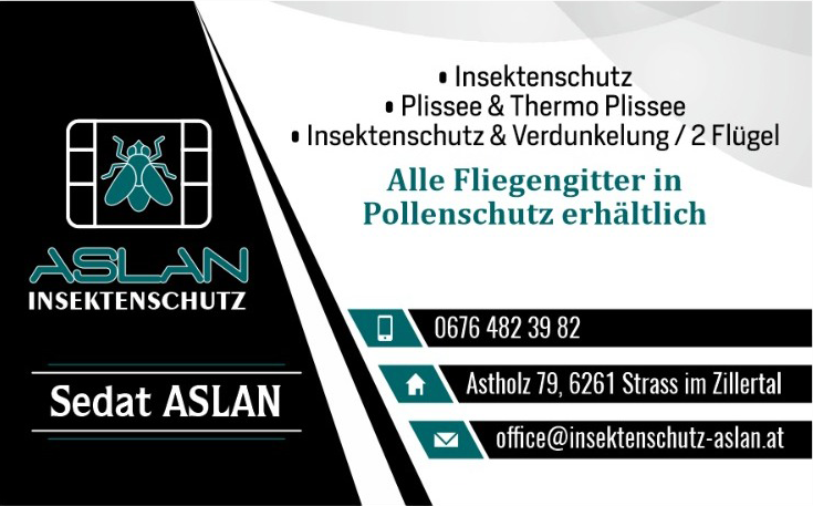 ASLAN Insektenschutz – Sedat Aslan, Strass im Zillertal